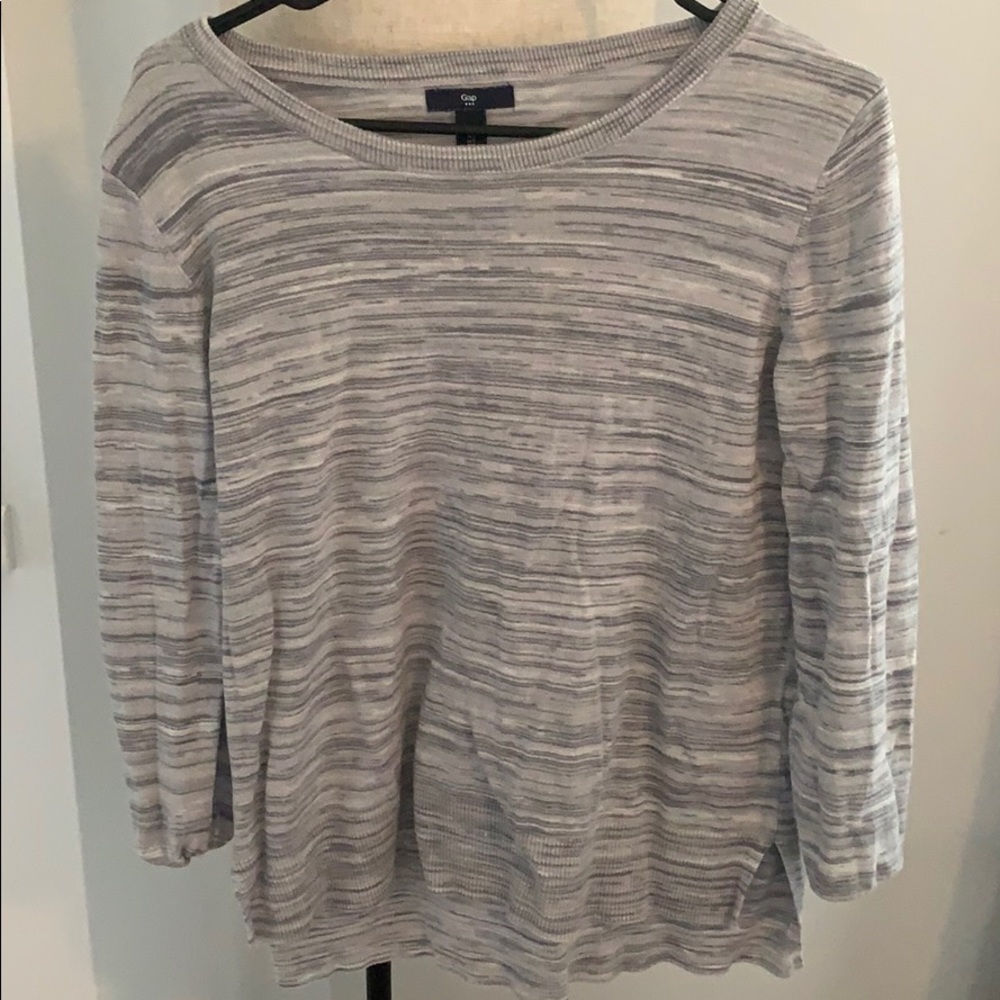 Gap spacedye blue sweater
